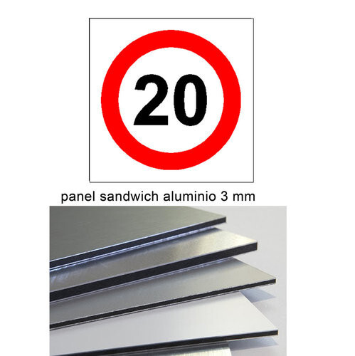 Limite vitesse panneau - limite, de