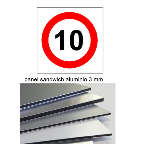 Limite vitesse panneau - de, 10,